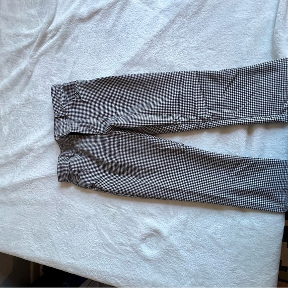 Gap Skinny Ankle Pants Houndstooth Black White Size 2 - Picture 4 of 7